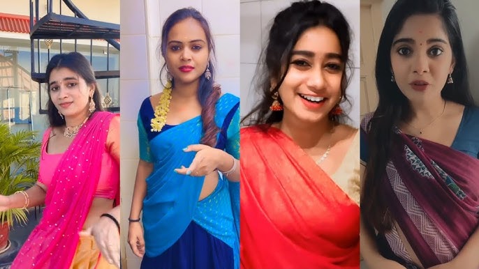 18 latest Tiktok dance Reels, Tamil girls dance videos