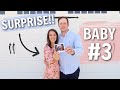 SURPRISE!!! WE ARE 15 WEEKS PREGNANT WITH BABY #3 // Simply Allie Pregnancy Announcement
