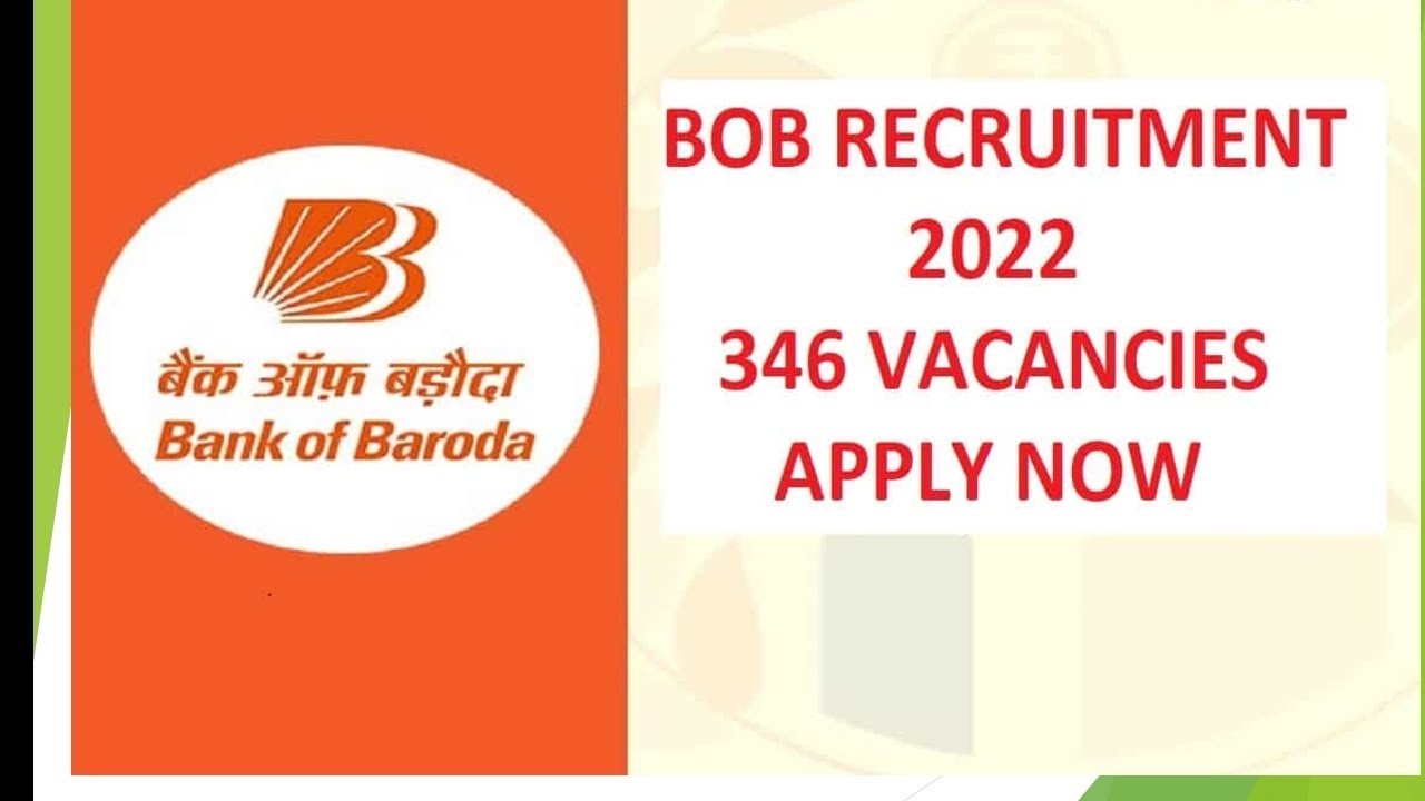 Bank of Baroda Recruitment 2022.. Apply till 20.10.2022