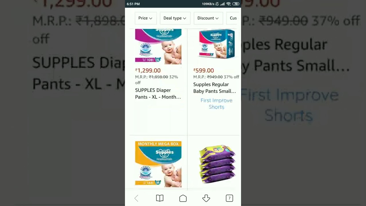 Amazon Offers on Baby care Products | Nursery essentials | First Improve Shorts 