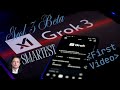 How To Used Grok 3 AI Beta Smartest || My First Video On YouTube || Elon Musk's xAI 🤖