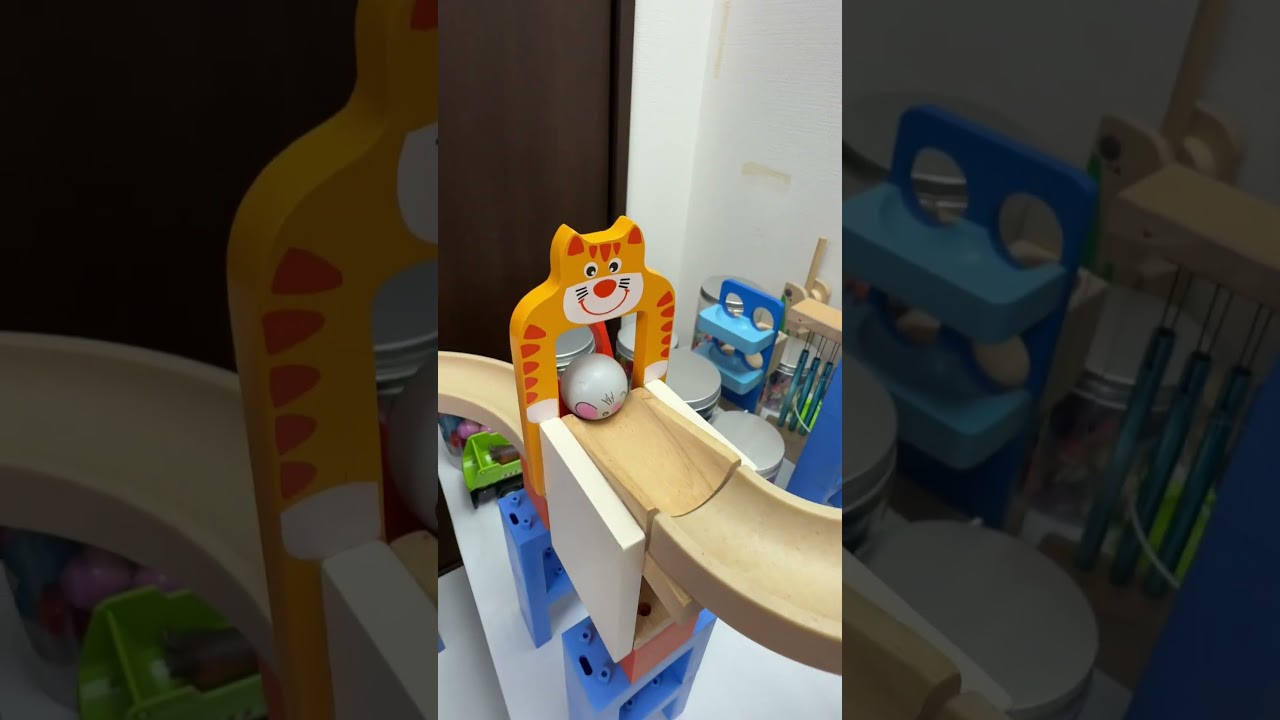 マーブルランレース Trix Track and HABA mixed course 147 #マーブルラン #marblerun #marblesrace #ビー玉転がし #TrixTrack