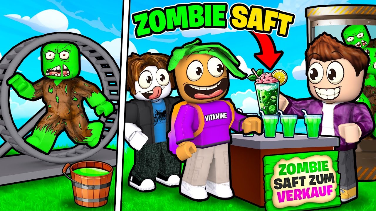ICH MACHE ZOMBIE SAFT UND VERKAUFE ES UM GELD ZU VERDIENEN IN ROBLOX!