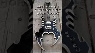 Metal Guitar Backing Track A minor #4