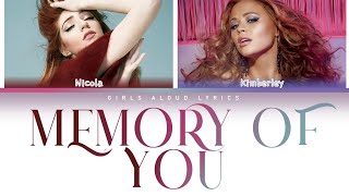 Girls Aloud - Memory Of You (Color Coded Lyrics )