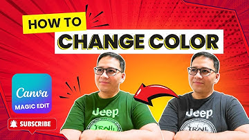 Change Shirt Color Easily with Canva Magic Edit #canva #canvamagic