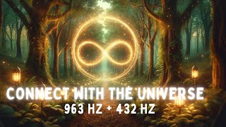 GOD'S FREQUENCY: Love, Peace, and Miracles  LAW OF ATTRACTION 963 HZ + 432 HZ