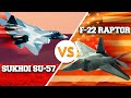 F-22 Raptor vs Sukhoi SU-57 | ¿Cuál es el caza MÁS AVANZADO en la actualidad? | Análisis