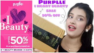 Purplle I Heart Beauty Sale Haul 2021 | Upto 50% off | Beauty Journey With Sri❤️