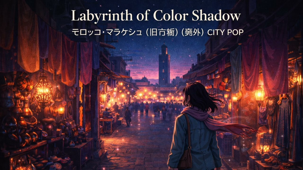 【モロッコシティーポップ】Labyrinth of Color Shadow
