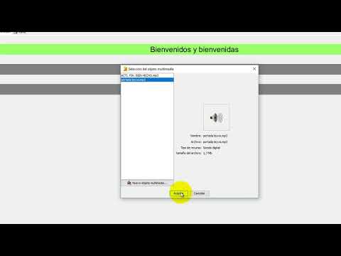 Pantalla de información con Jclic