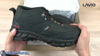 Sepatu Pria Boots Safety Low Pendek Kerja Proyek Gunung Hiking Lavio Likra Original