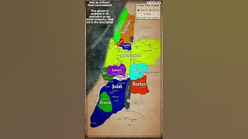 Division of the Promised Land to the 12 Tribes of Israel