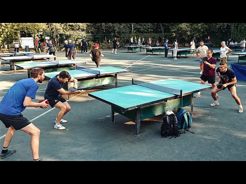 Настольный Теннис: / Первенства Москвы на Открытом Воздухе / Парная Игра