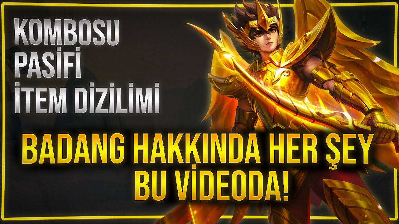 Badang Hakkında Herşey Bu Videoda . Global 1 Öğretici Badang Nasıl Oynanır ? Mobile Legends