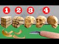How To Carve A Skull Out Of Wood Step By Step Tutorial