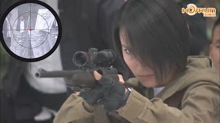 【Female Sharpshooter Film】Mobsters think shields invincible,but she targets legs,eliminates the gang