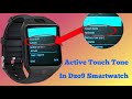 How To Activate Touch Tone In Dzo9 Smartwatch | smartwatch mai touch tone kaise active kare #dz09