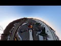 Third person view with an Insta360X2 on a 10" fpv drone