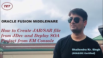 How to Create SAR/JAR file from JDeveloper || How to Deploy SOA project from Weblogic EM Console
