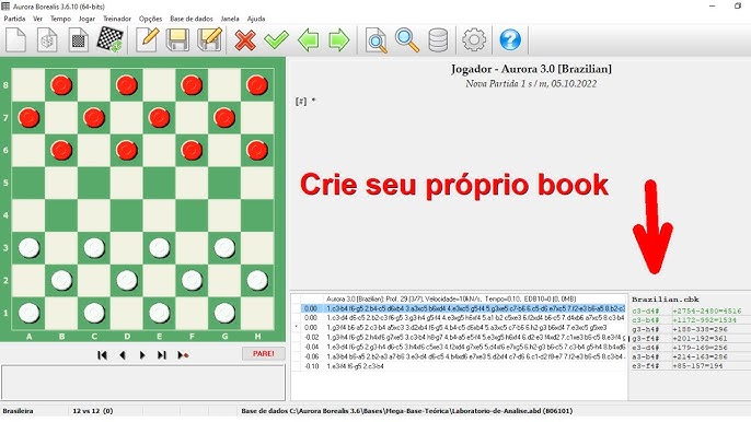 Jogo de Damas : Programa Aurora (Recurso Avançado) 