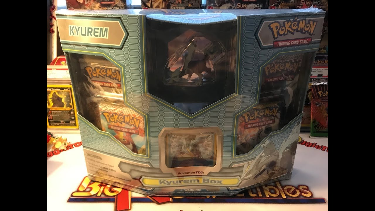 OLD BLACK AND WHITE PACKS! WHITE KYUREM BOX OPENING !! YouTube