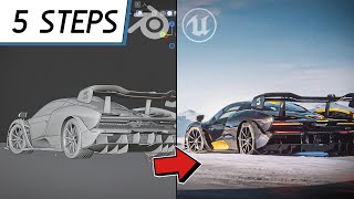 Blender to Unreal Workflow || 5 Steps for importing Cars