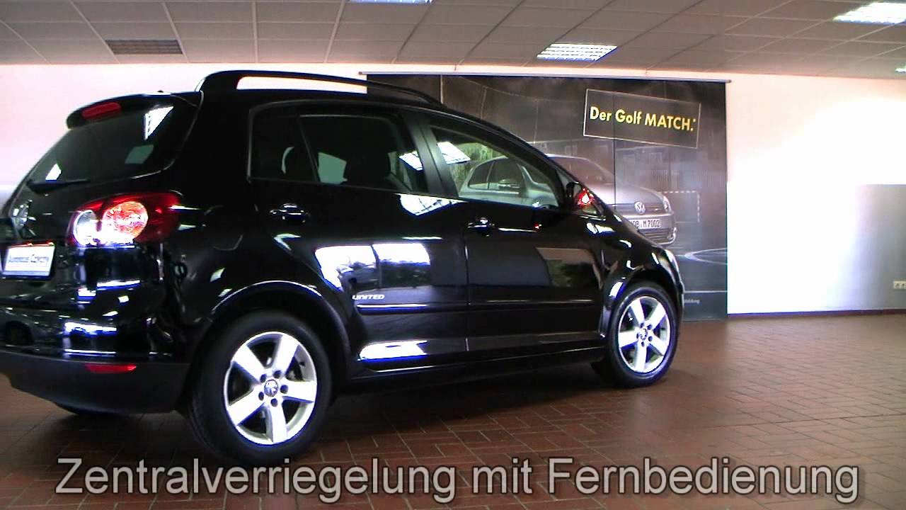 Volkswagen Golf Plus 1,4 United 2008 Schwarz 8W565885  www.autohaus.biz/czychy - YouTube