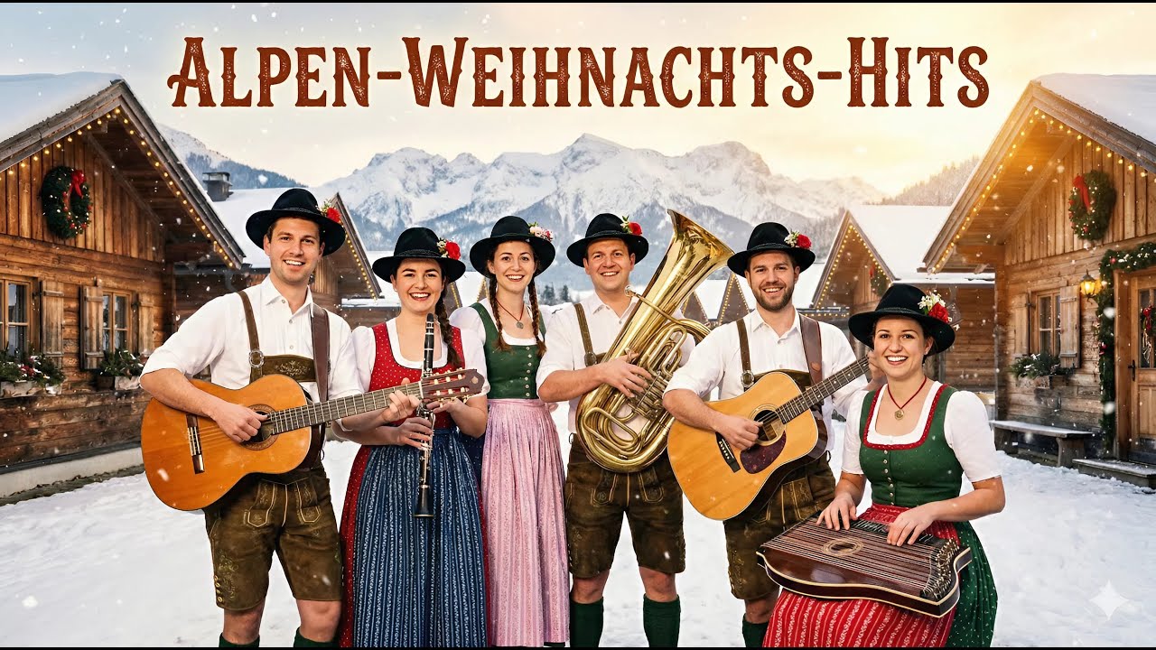 Die schönsten Alpen-Weihnachtslieder 🎄 Über 100 Minuten Hüttenromantik & Volksmusik