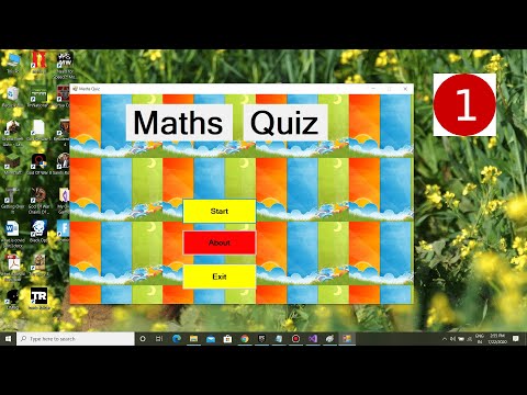 How To Make A Maths Quiz Game In Visual Studio 2019