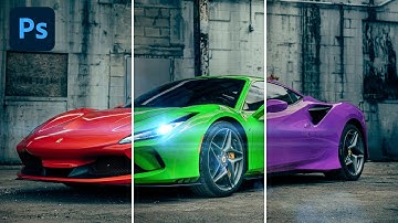 How to Change the Color of Anything in Photoshop Tutorial #Nucly