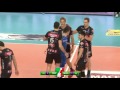 Volleyball: l'alzata a una mano di Orduna e il punto di Giannotti