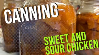 Canning Sweet and Sour Chicken