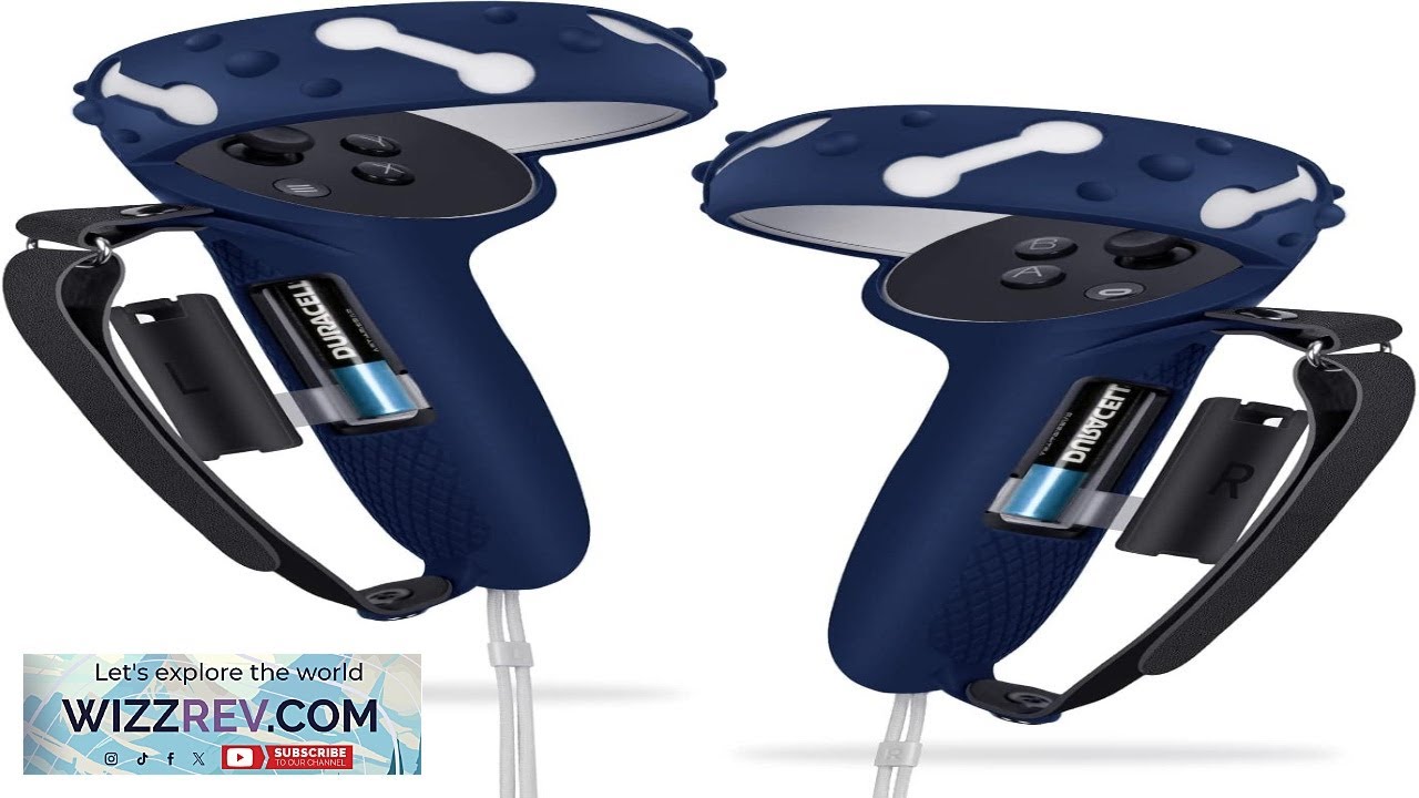 Controller Grips for Oculus Quest 2 Extended Silicone VR Grips Cover Protector