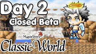 🍁DAY 2 Lv 31 Cleric!!! MapleStory Classic Closed Beta Test!!!🍁(Part 2)