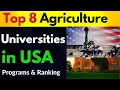 Agriculture Study in USA  I Top Agriculture universities in USA I USA Ag...