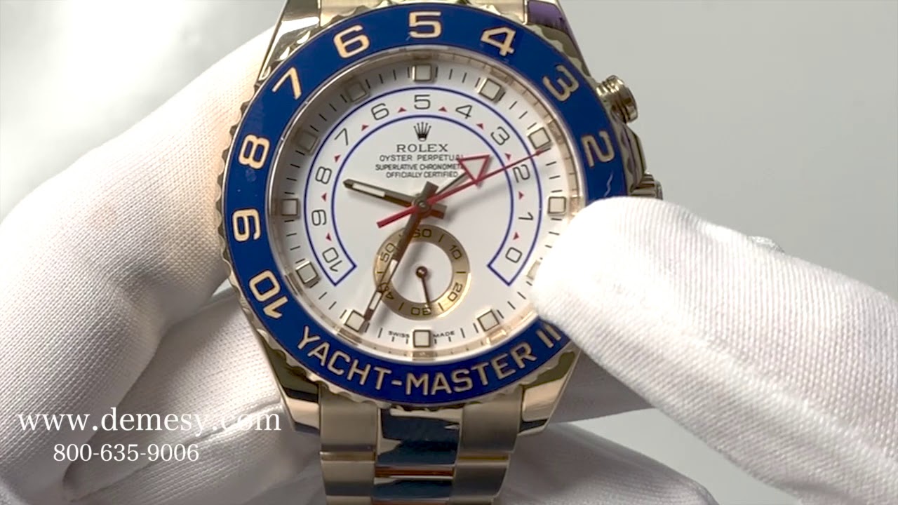 How To Use Your Rolex Yacht-Master II - Set & Change Time, Timer