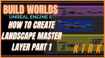 How To Create A Master Layer For Our Landscape | Part 1 | Logic