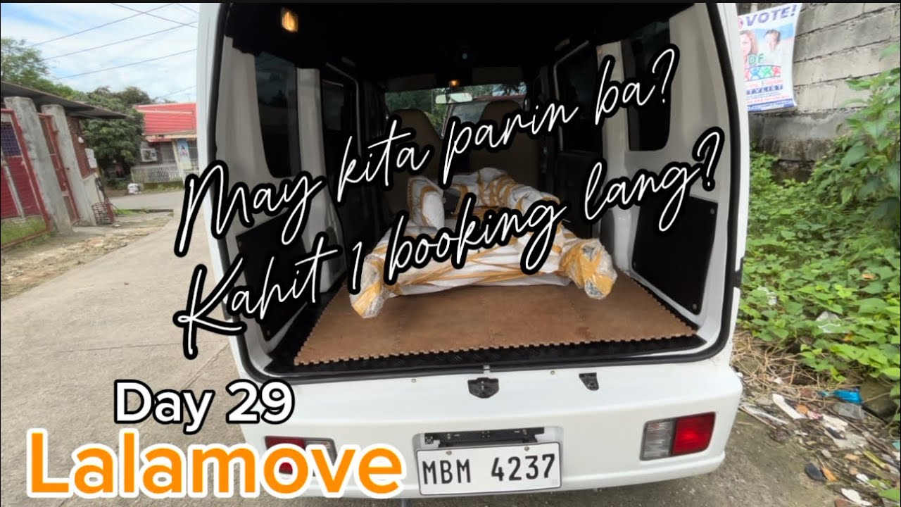 DAY 29 SA LALAMOVE GAMIT ANG SUZUKI MINIVAN | MAY KITA PARIN BA SA 1 BOOKING?