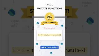 LeetCode 396: Rotate Function in Dart! 🚀 | 214 Days Streak #leetcode #dart