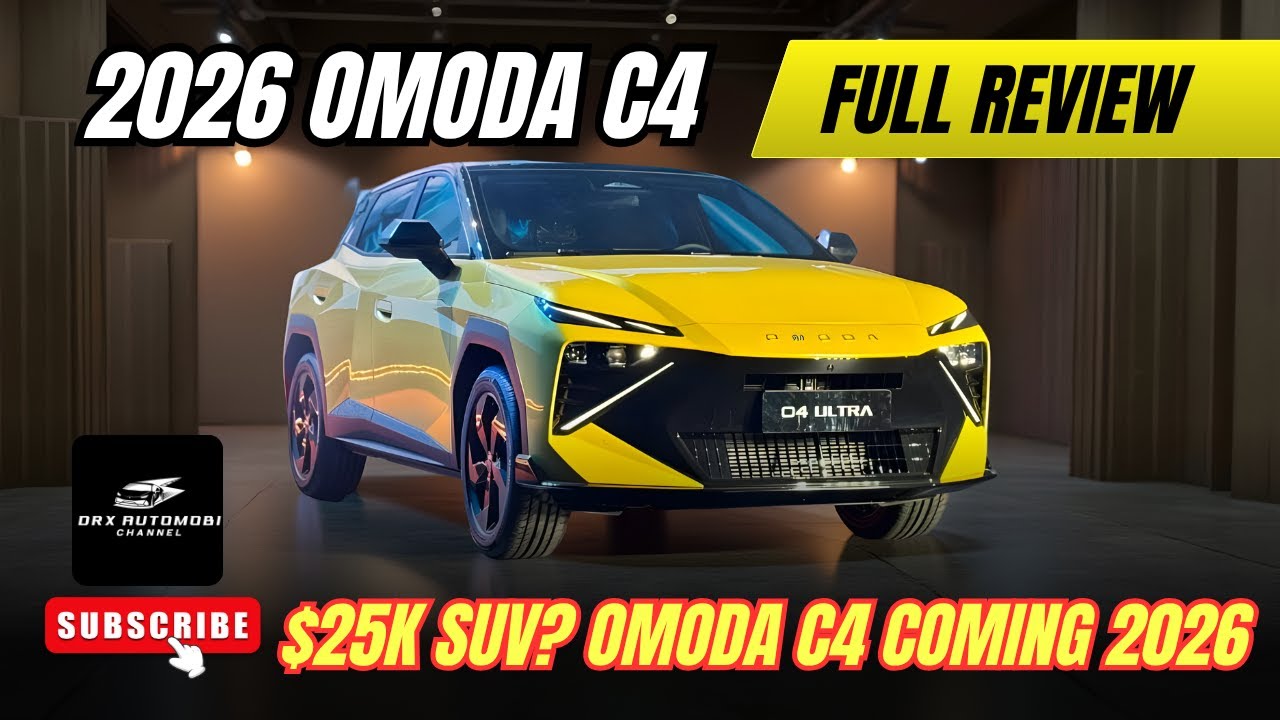 Предварительный обзор Omoda C4 2026 года — футуристический внедорожник B-сегмента уже здесь!