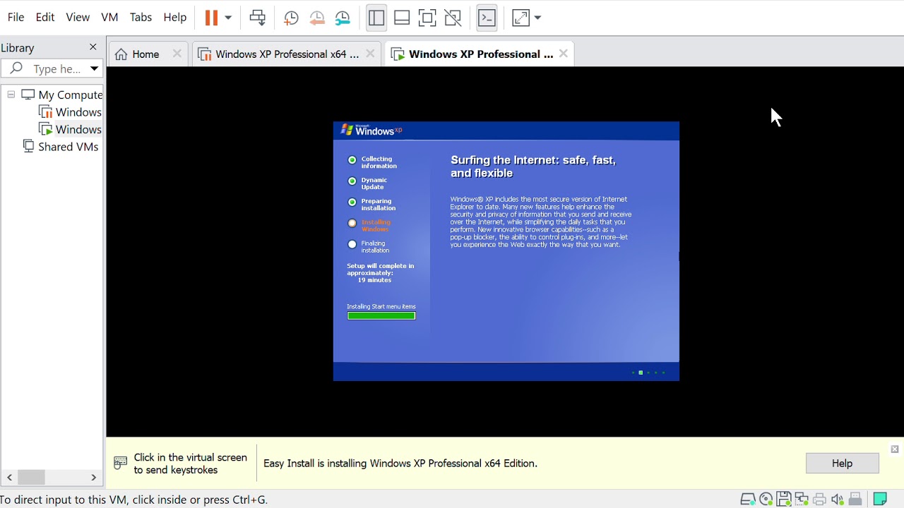how to creat a windows xp vm hope this helps - YouTube