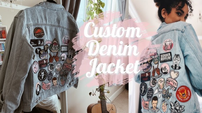 Inside City Chic: How to DIY your own pink iron on patch denim jacket!