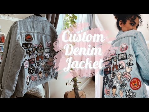 Customizing My Levi’s Denim Jacket With My Patch Collection!!