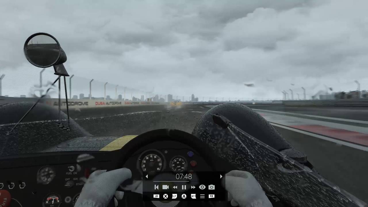 Whitelightning71's Plays.tv Clip 1965 Lotus Type 40 Ford @ Abu Dhabi GP in The Rain