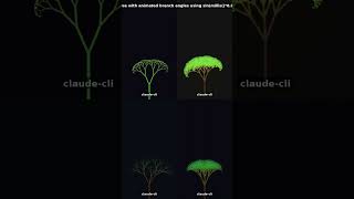 Recursive Fractal Tree (Sonnet generated)