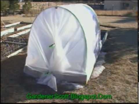 How to Build a Hoophouse Mini Greenhouse