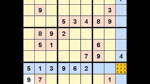 How to Solve Washington Times Sudoku Difficult April 28, 2021
