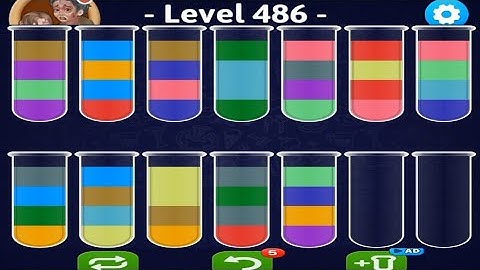 Colour sort level 486