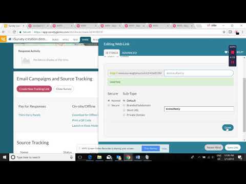 Survey programming video 1 - Links and hidden values